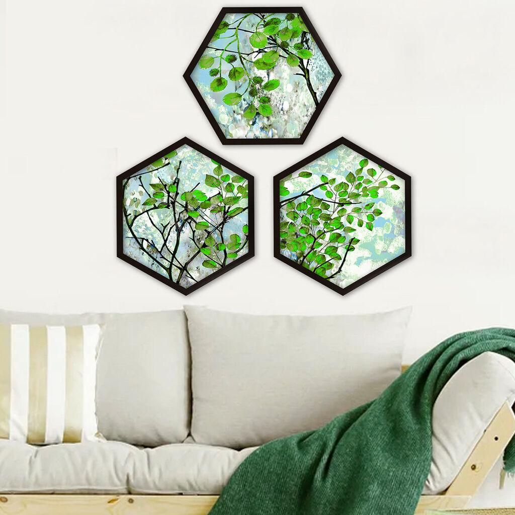 Wallity Uokvirena slika 6GEN1067111450, 35x35 cm, 3 dijela