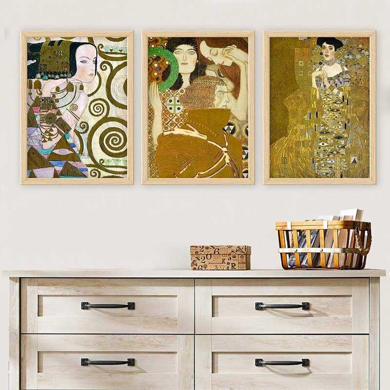 Wallity Uokvirena slika 3NTC_UN6645856_5575, 55x75 cm, 3 dijela
