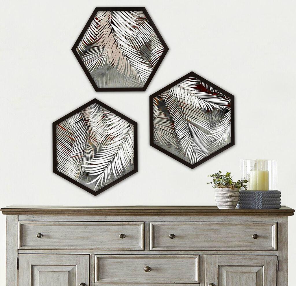 Wallity Uokvirena slika 6GEN157879, 35x35 cm, 3 dijela