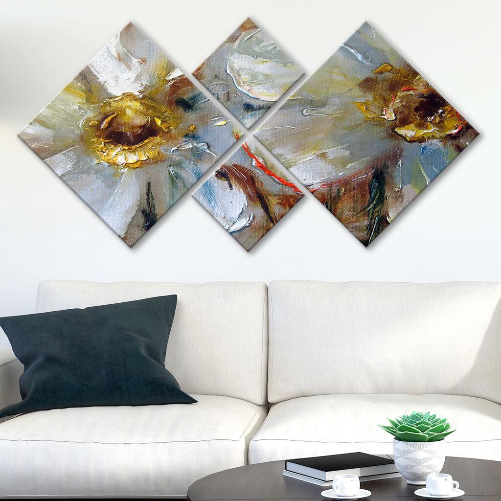 Wallity slika 4MDF1037163169, 60x115 cm, 4 dijela