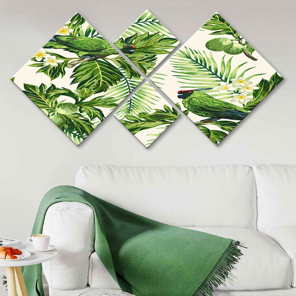 Wallity slika 4MDF351593747, 60x115 cm, 4 dijela