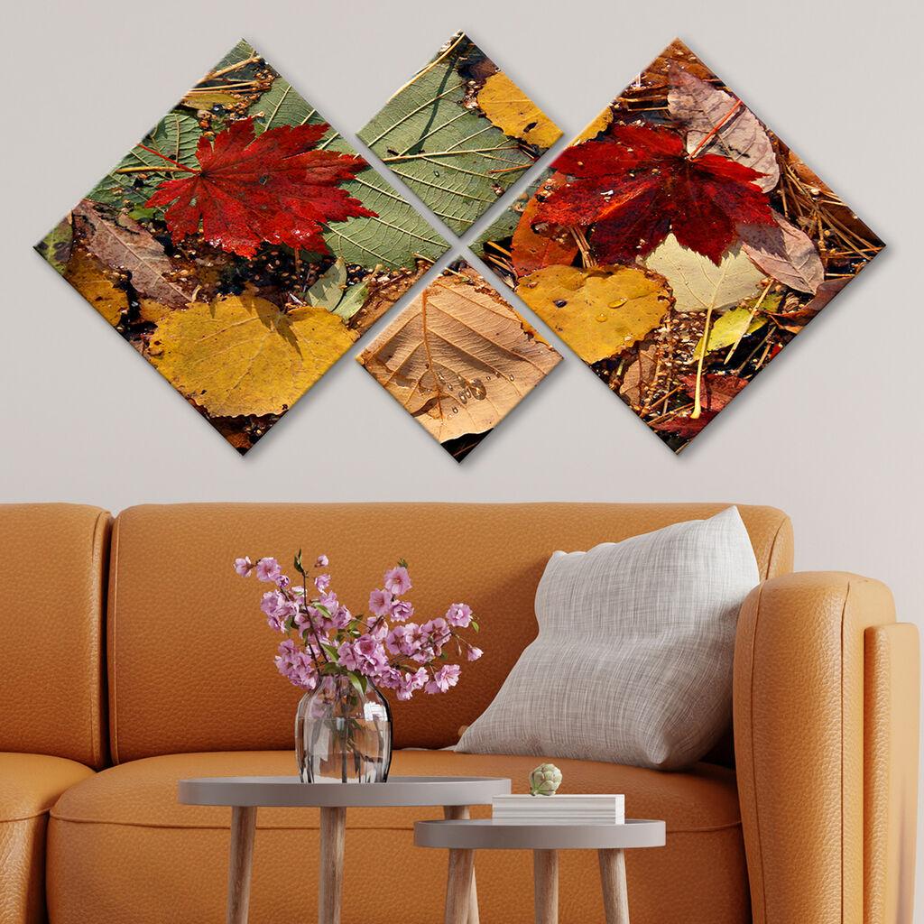 Wallity slika 4MDF36954355, 60x115 cm, 4 dijela