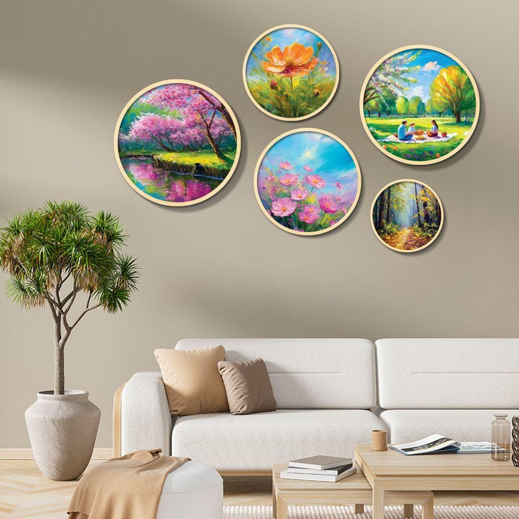 Wallity Uokvirena slika Yats-29, 5 dijelova