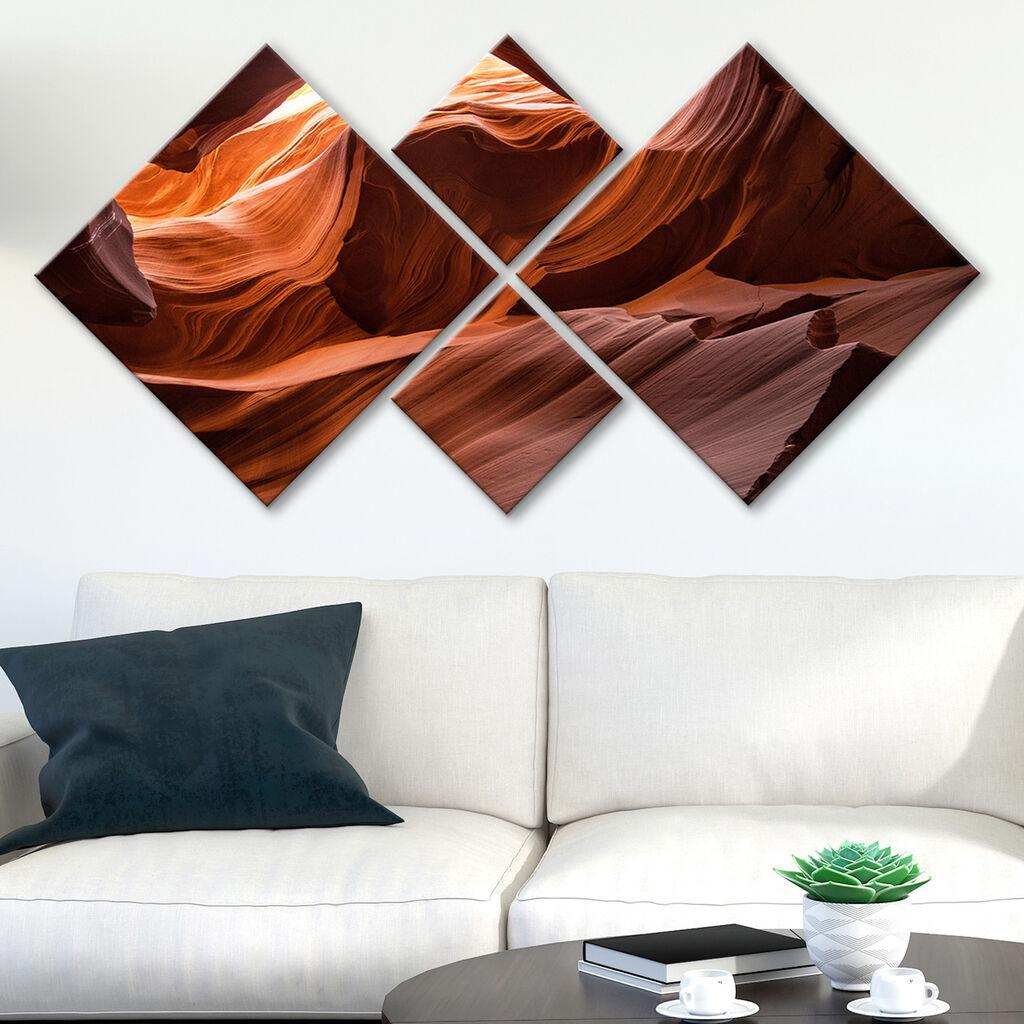 Wallity slika 4MDF3286677, 60x115 cm, 4 dijela