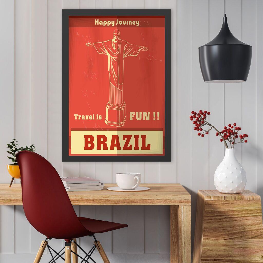 Wallity Uokvirena slika Brazil, 40x55 cm