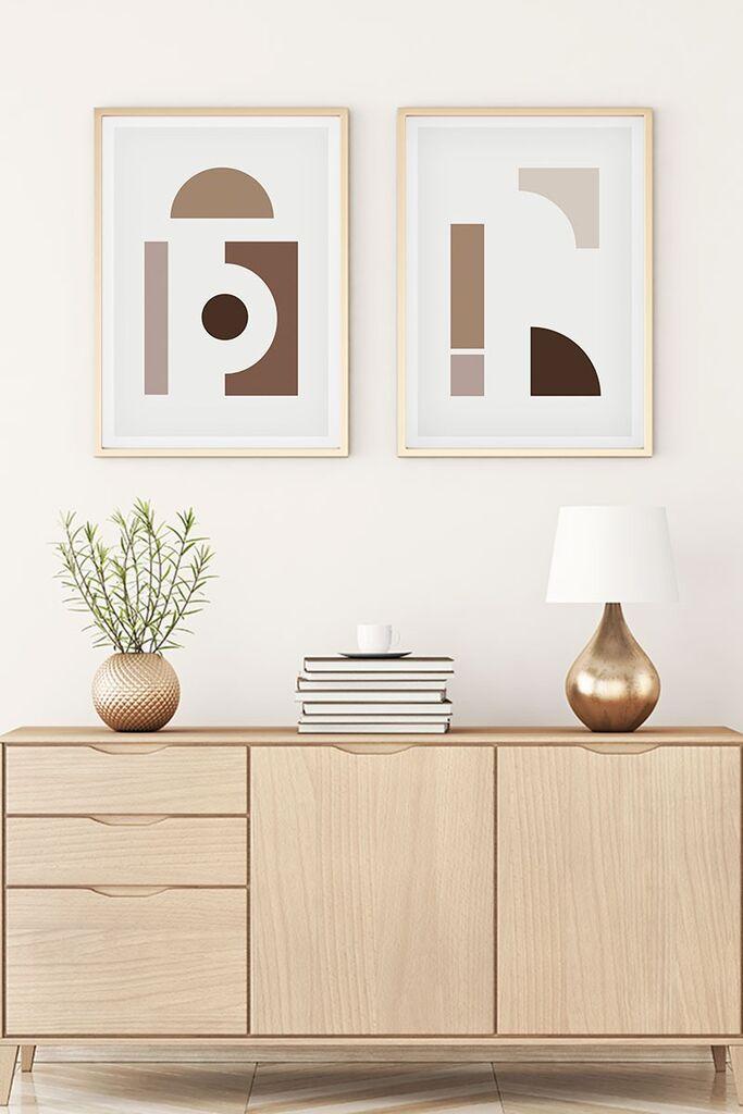 Wallity Uokvirena slika Huhu111, 20x30 cm, 2 dijela