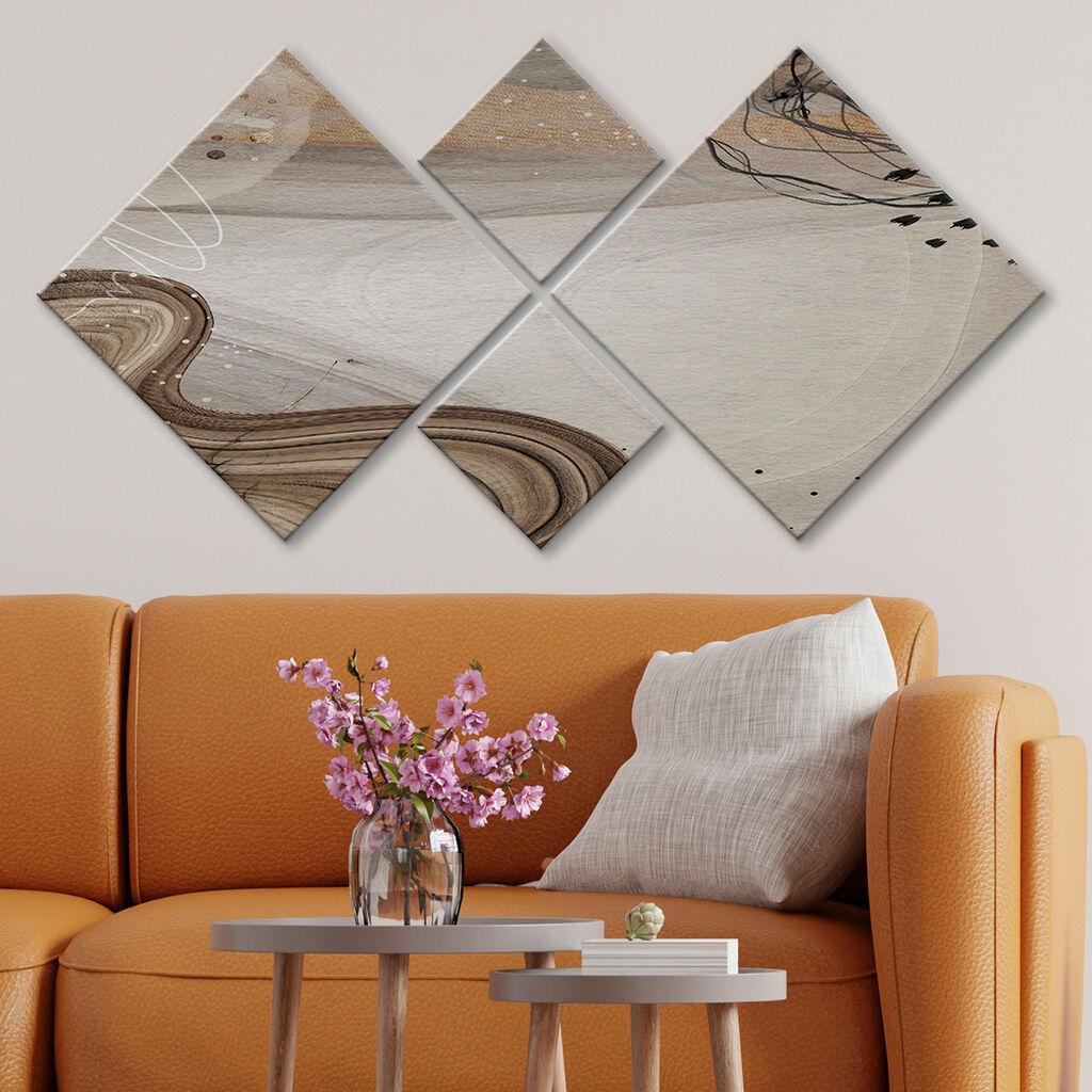 Wallity slika 4MDF2209841, 60x115 cm, 4 dijela