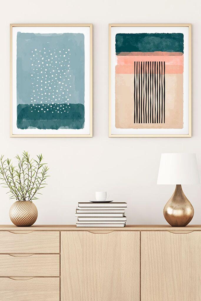 Wallity Uokvirena slika Huhu54, 20x30 cm, 2 dijela