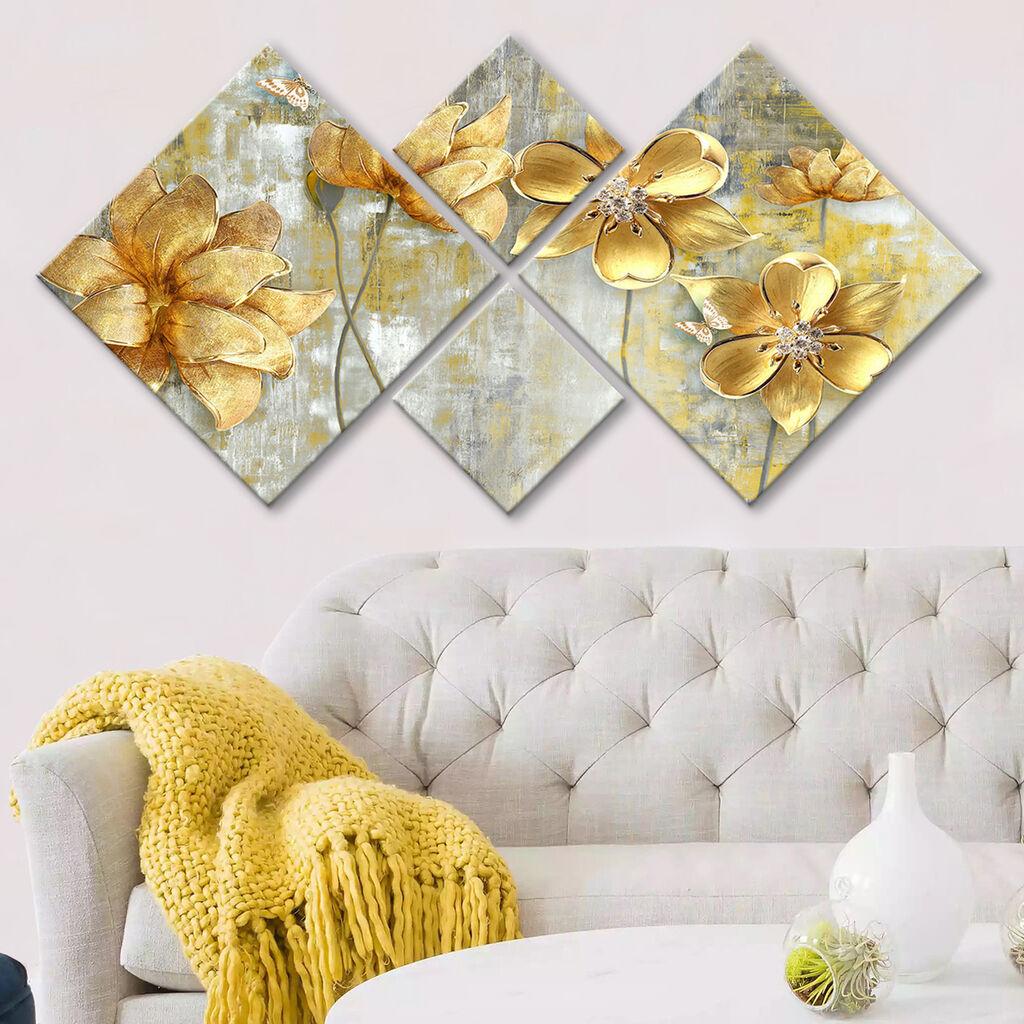 Wallity slika 4MDF1442804756, 60x115 cm, 4 dijela