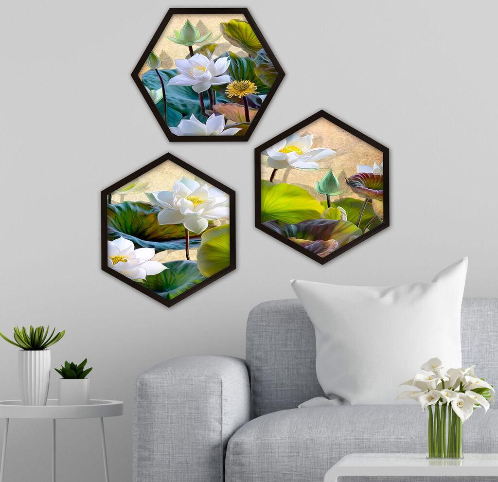 Wallity Uokvirena slika 6GEN148269, 35x35 cm, 3 dijela