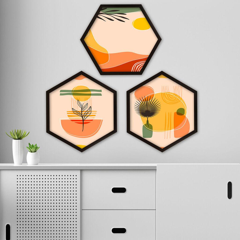 Wallity Uokvirena slika 6GEN5729012, 35x35 cm, 3 dijela