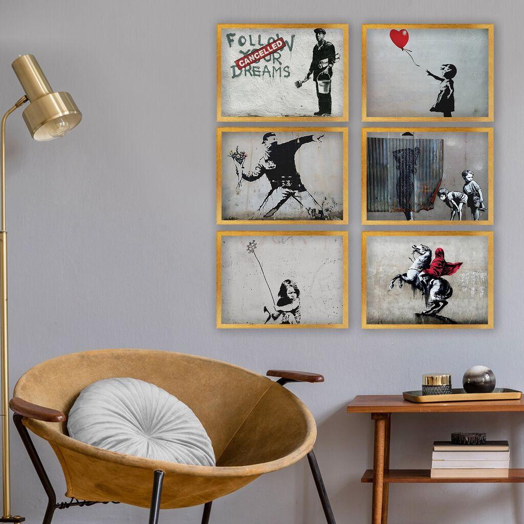 Wallity Uokvirena slika 6AC9625_3545, 35x45 cm, 6 dijelova