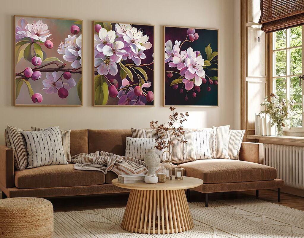 Uramljena slika Wallity Huhu218, 30x40 cm, 3 dijela