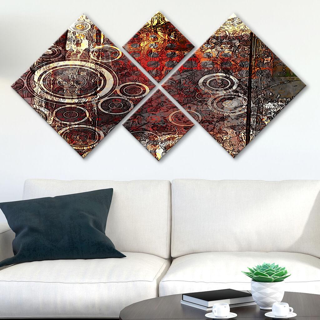 Wallity slika 4MDF5146586, 60x115 cm, 4 dijela