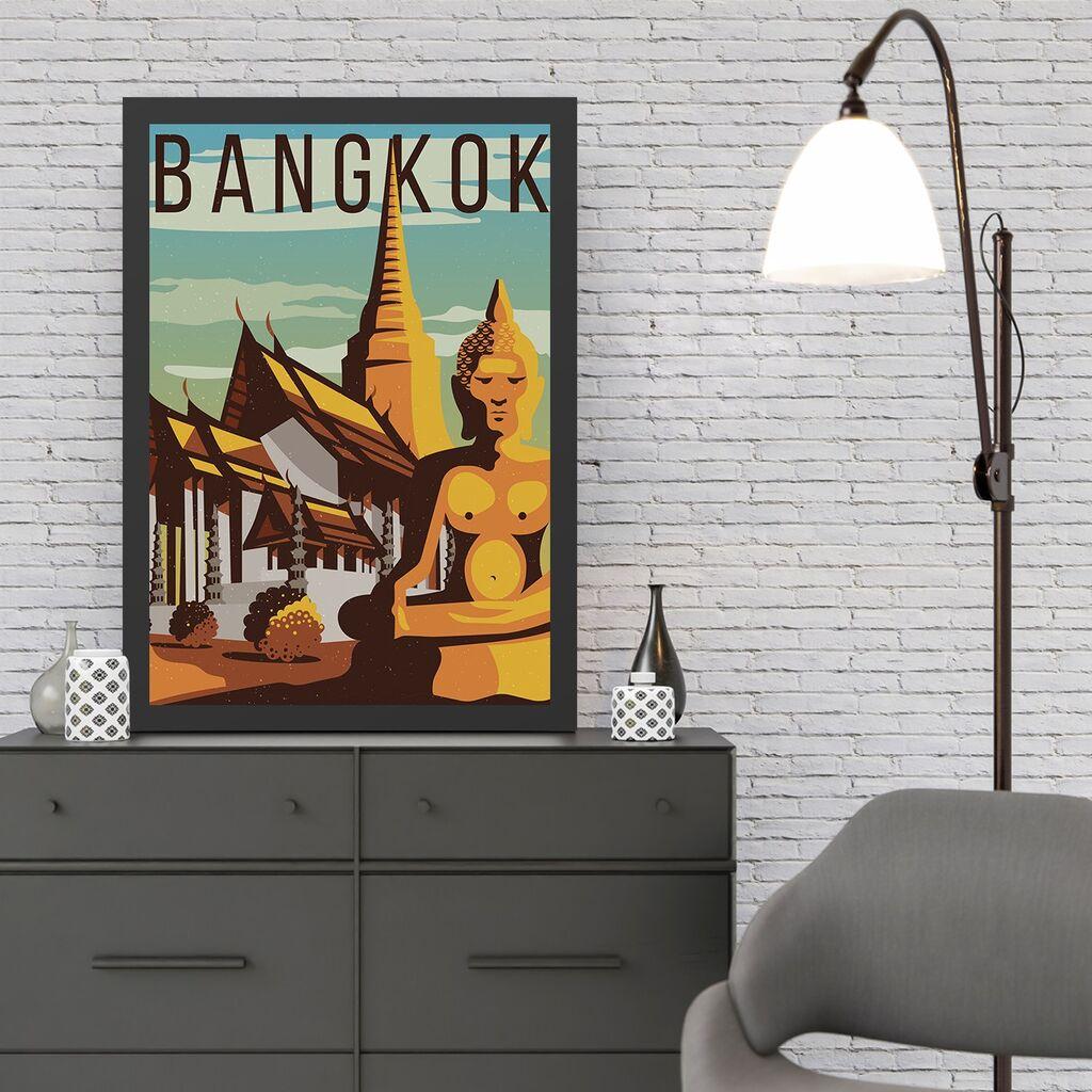 Wallity Uokvirena slika Bangkok, 40x55 cm
