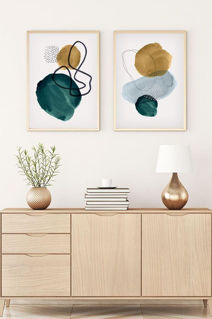 Wallity Uokvirena slika Huhu120, 20x30 cm, 2 dijela