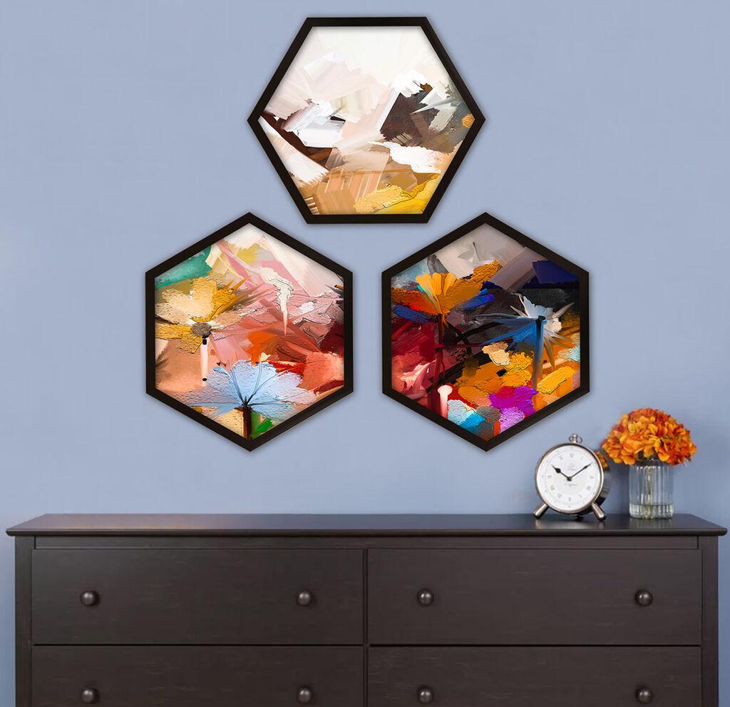 Wallity Uokvirena slika 6GEN142158, 35x35 cm, 3 dijela