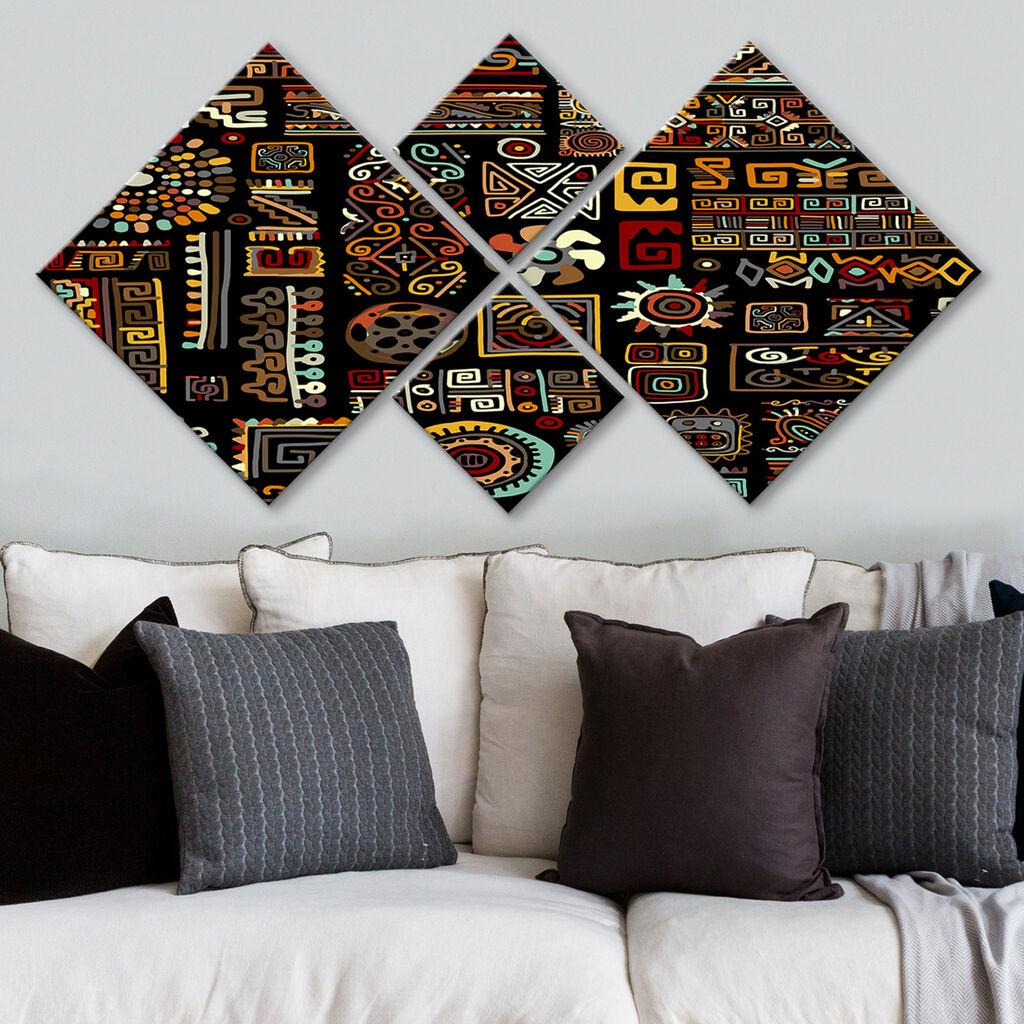 Wallity slika 4MDF429224581, 60x115 cm, 4 dijela