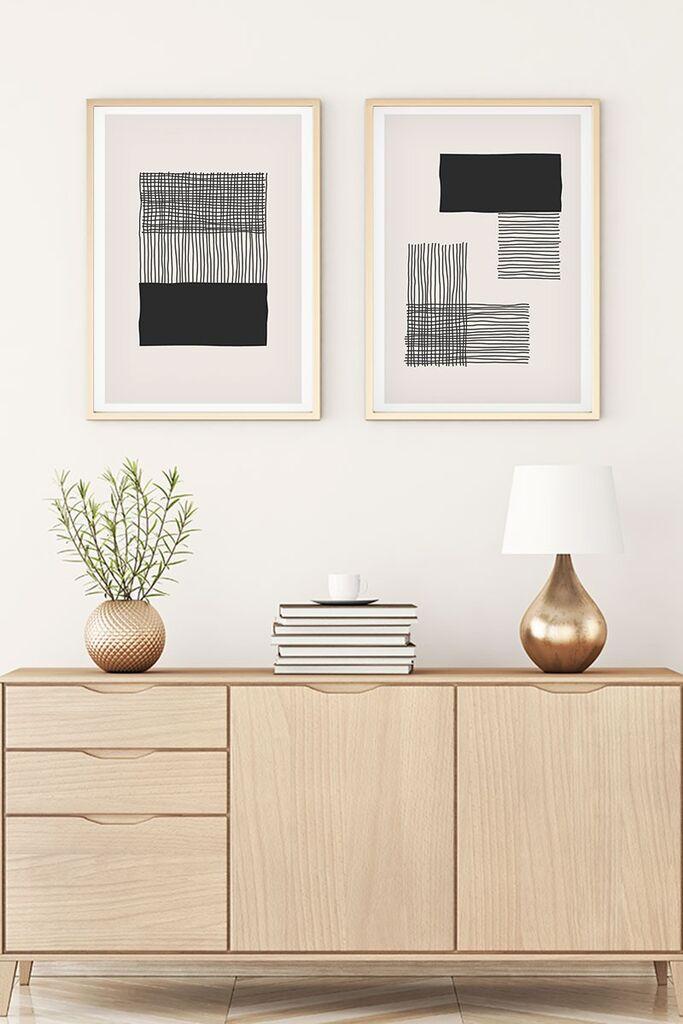 Wallity Uramljena slika Huhu146, 30x40 cm , 2 dijela