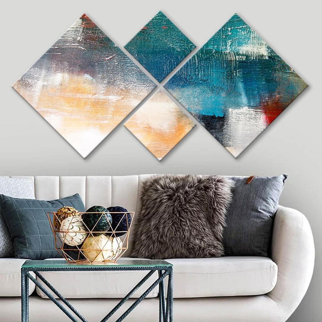 Wallity slika 4MDF569899201, 60x115 cm, 4 dijela