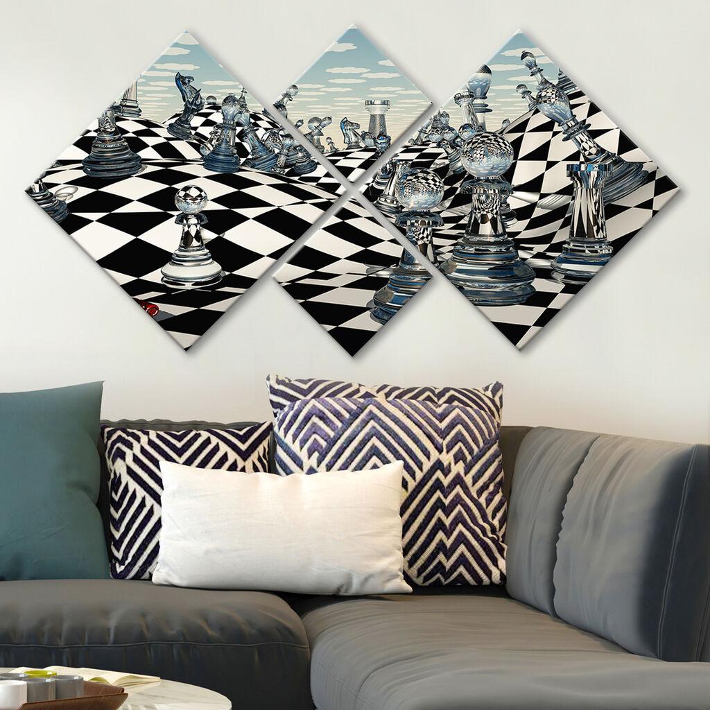 Wallity slika 4MDF147982502, 60x115 cm, 4 dijela