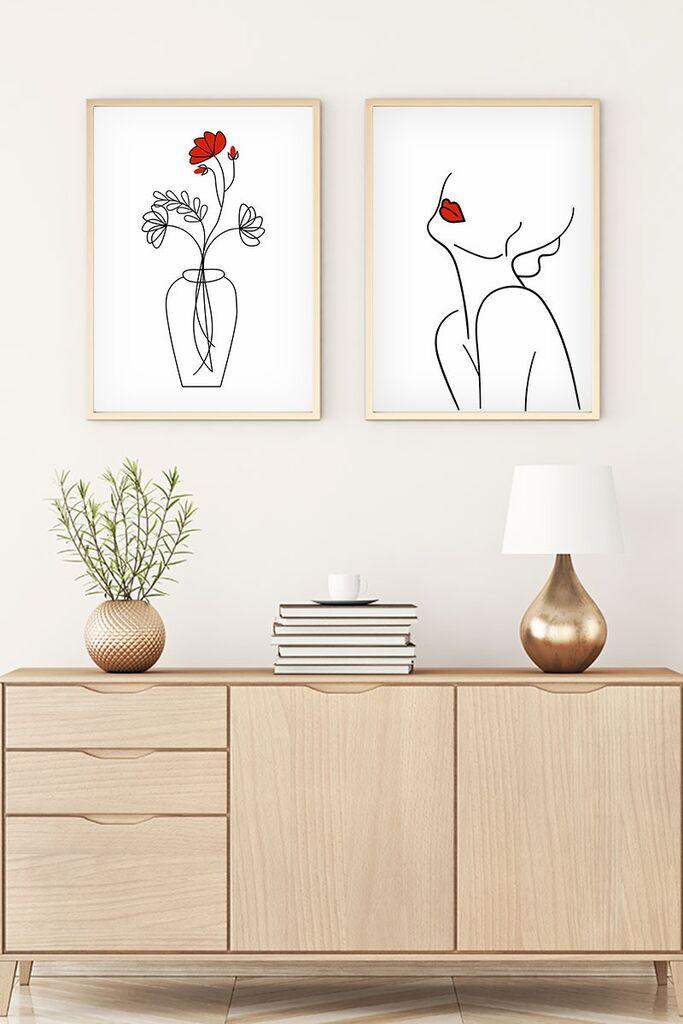 Uramljena slika Wallity Huhu188, 20x30 cm, 2 dijela