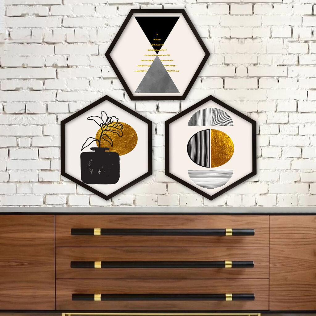 Wallity Uokvirena slika 6GEN194087, 35x35 cm, 3 dijela