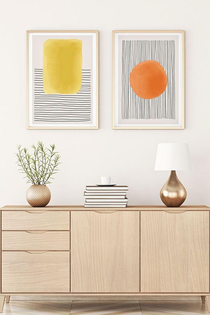 Wallity Uramljena slika Huhu135, 30x40 cm , 2 dijela