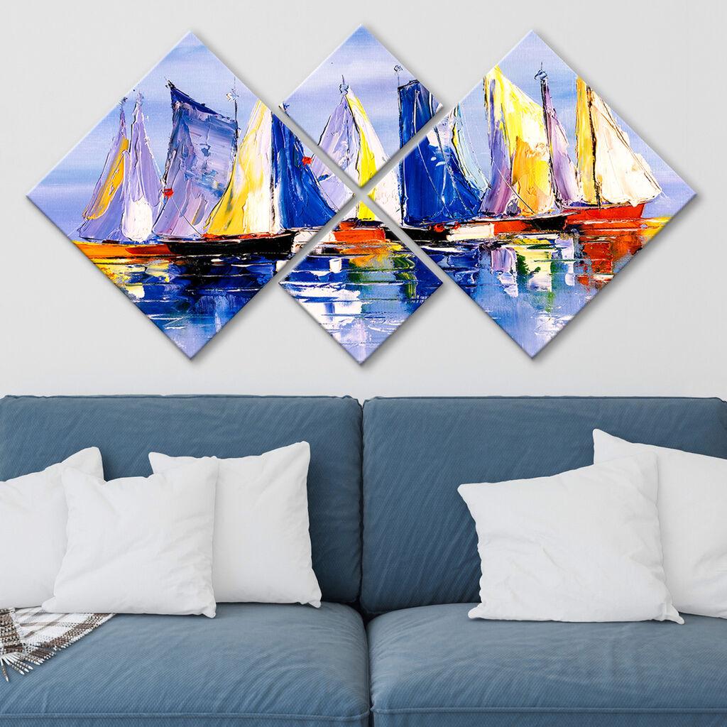 Wallity slika 4MDF617312624, 60x115 cm, 4 dijela