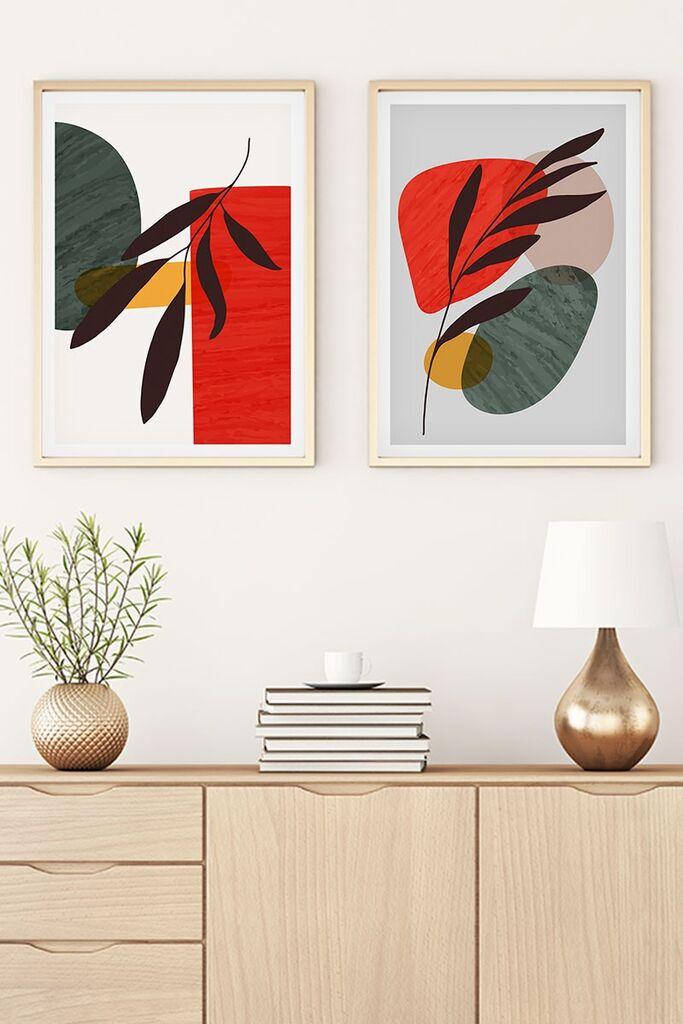 Wallity Uramljena slika Huhu44, 35x50 cm , 2 dijela