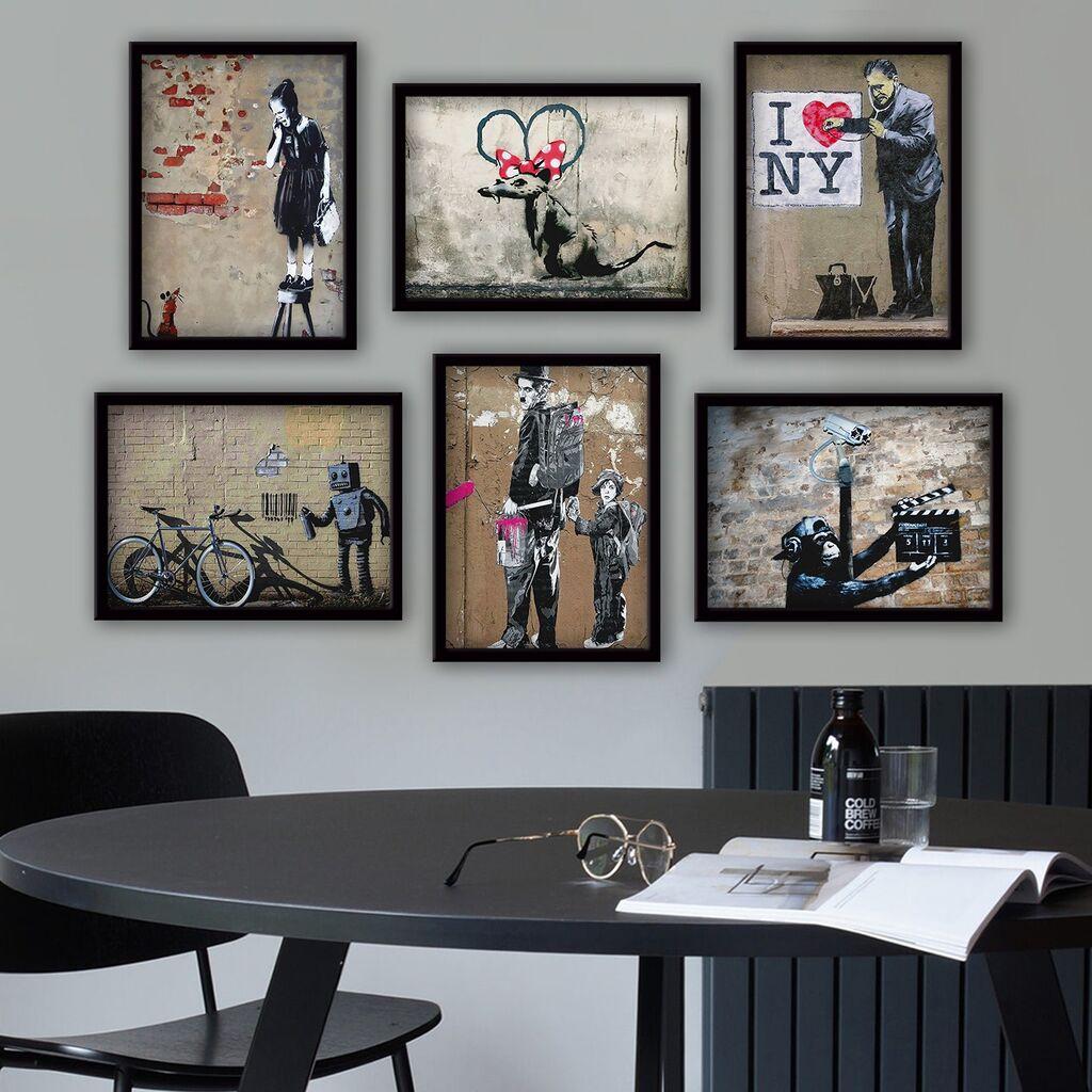 Wallity Uokvirena slika 6BC9623_2530, 25x30 cm, 6 dijelova