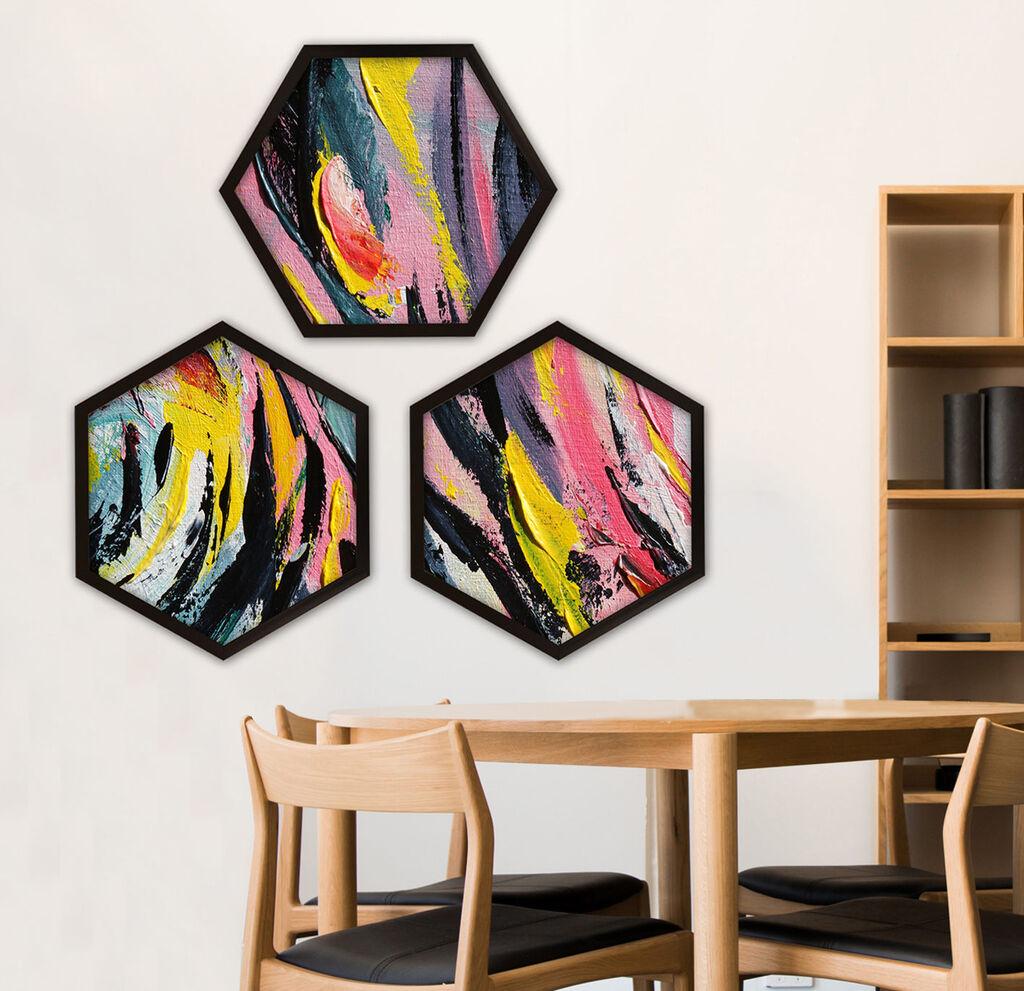 Wallity Uokvirena slika 6GEN557030, 35x35 cm, 3 dijela