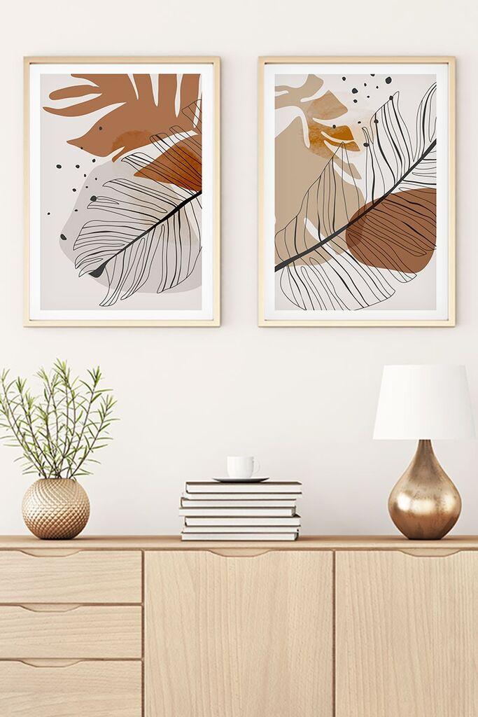 Wallity Uramljena slika Huhu36, 50x70 cm , 2 dijela