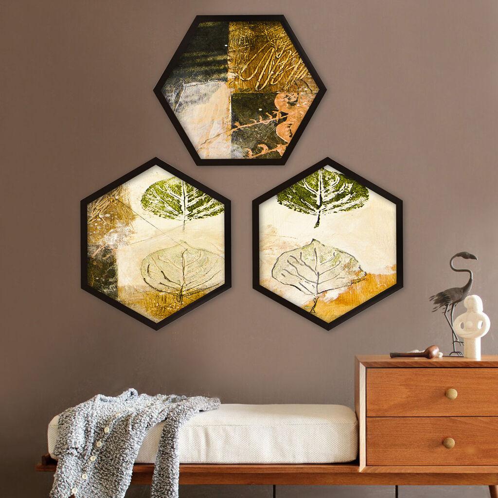 Wallity Uokvirena slika 6GEN711789820, 35x35 cm, 3 dijela