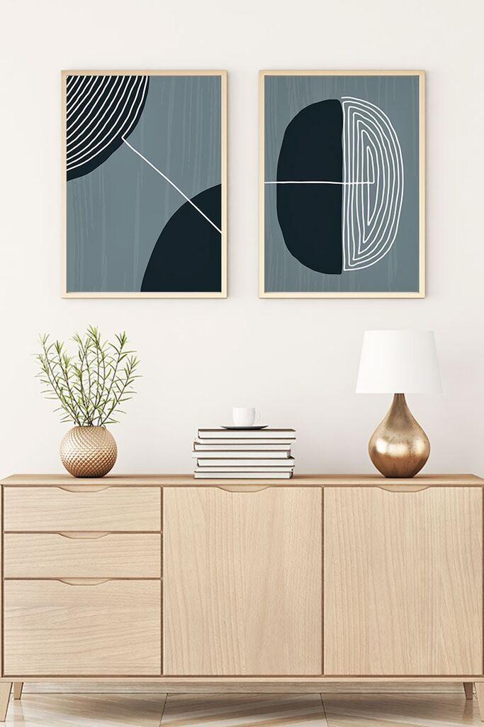 Wallity Uokvirena slika Huhu113, 20x30 cm, 2 dijela