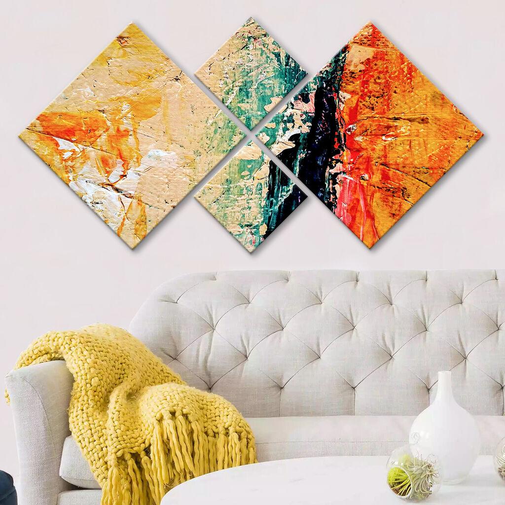 Wallity slika 4MDF1050822, 60x115 cm, 4 dijela