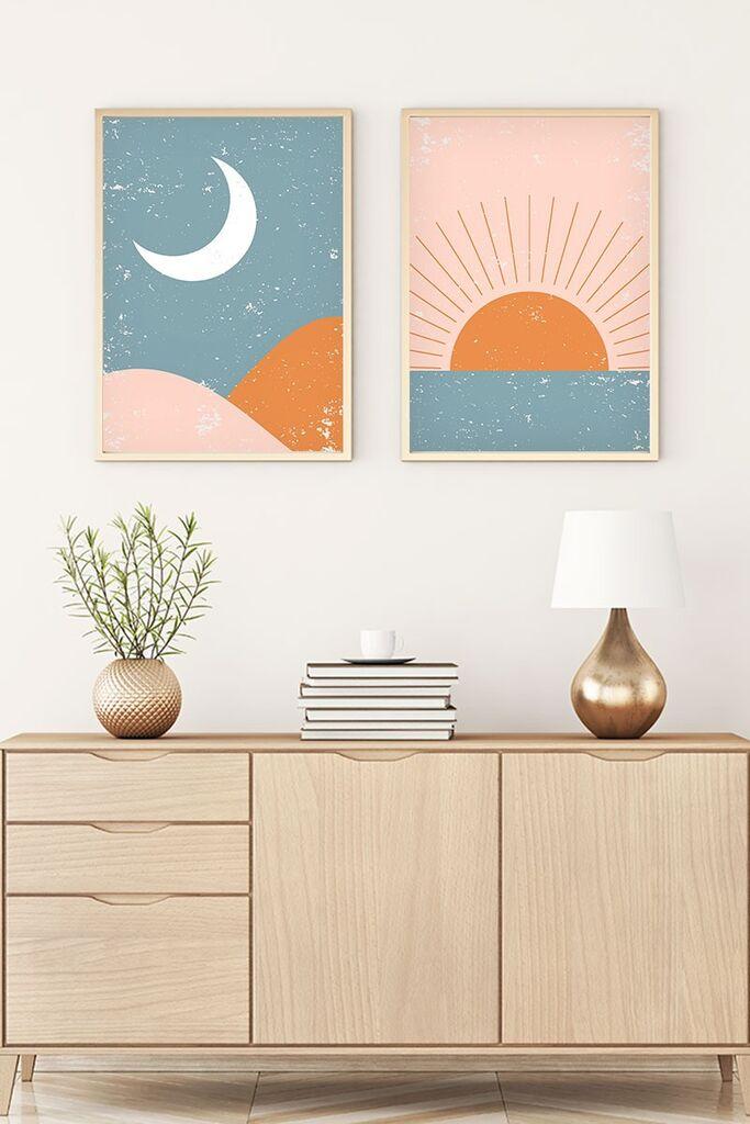 Wallity Uramljena slika Huhu6, 35x50 cm , 2 dijela