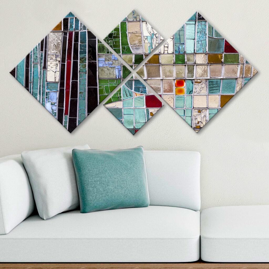 Wallity slika 4MDF189511544, 60x115 cm, 4 dijela