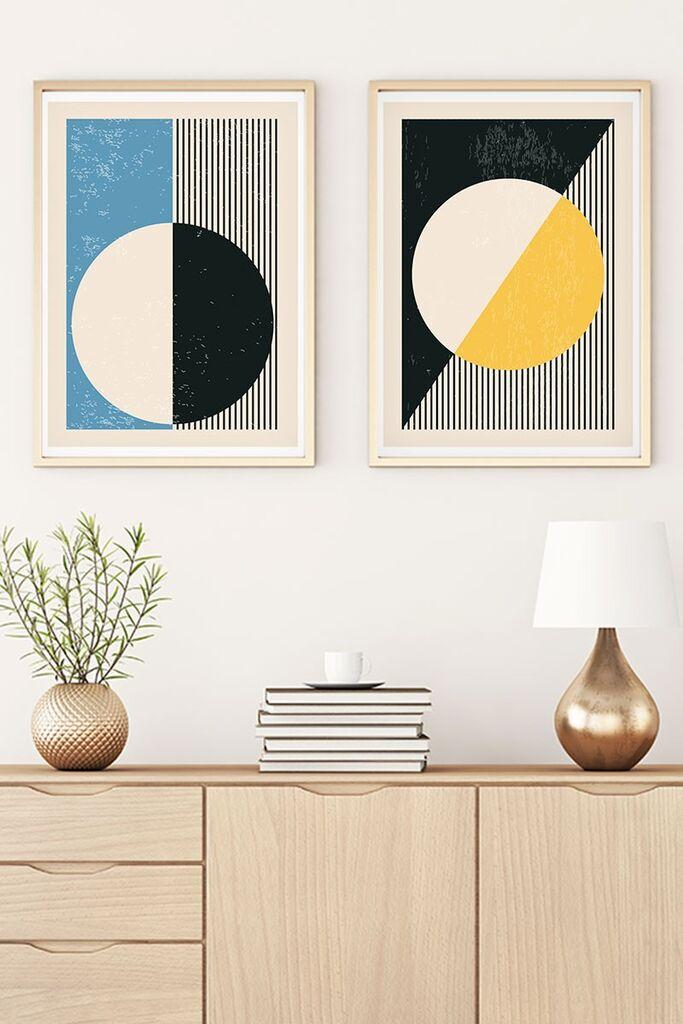 Wallity Uramljena slika Huhu19, 35x50 cm , 2 dijela