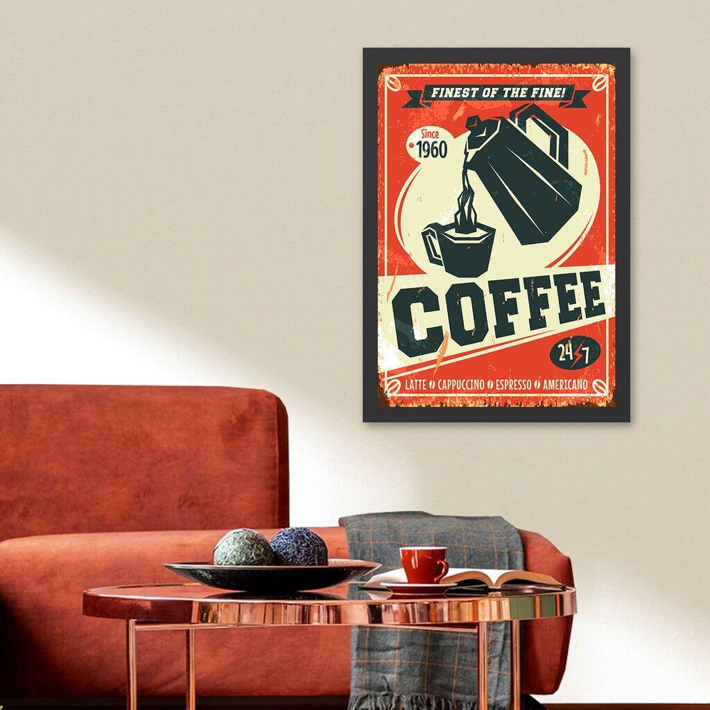 Wallity Uramljena slika Coffee 1960, 40x55 cm