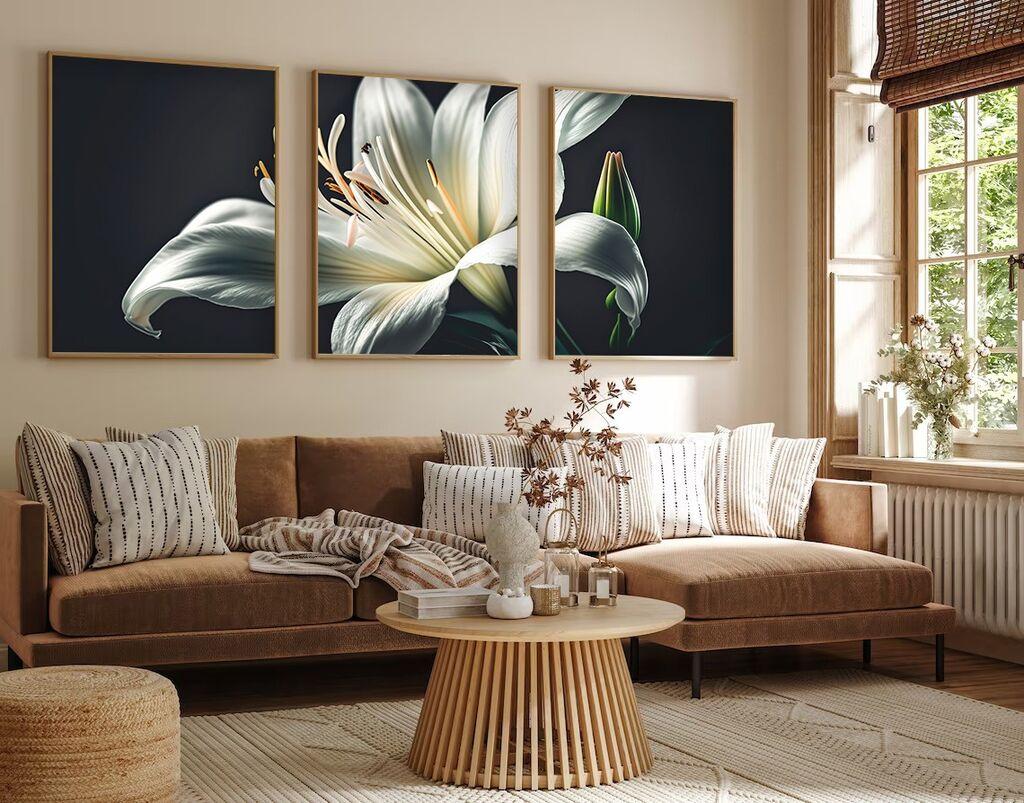 Wallity Uramljena slika Huhu224, 35x50 cm , 3 dijela