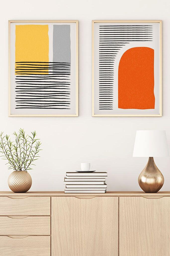 Wallity Uramljena slika Huhu51, 35x50 cm , 2 dijela