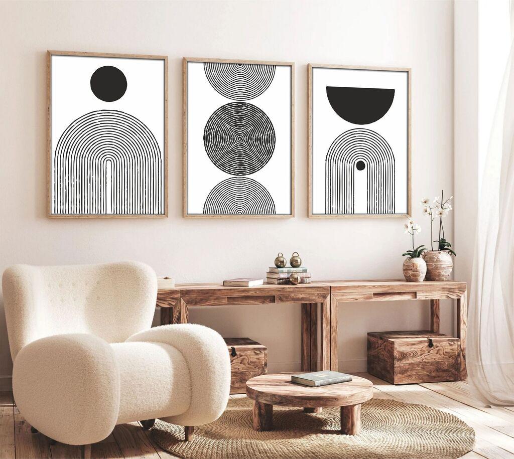 Uramljena slika Wallity Huhu163, 20x30 cm, 3 dijela