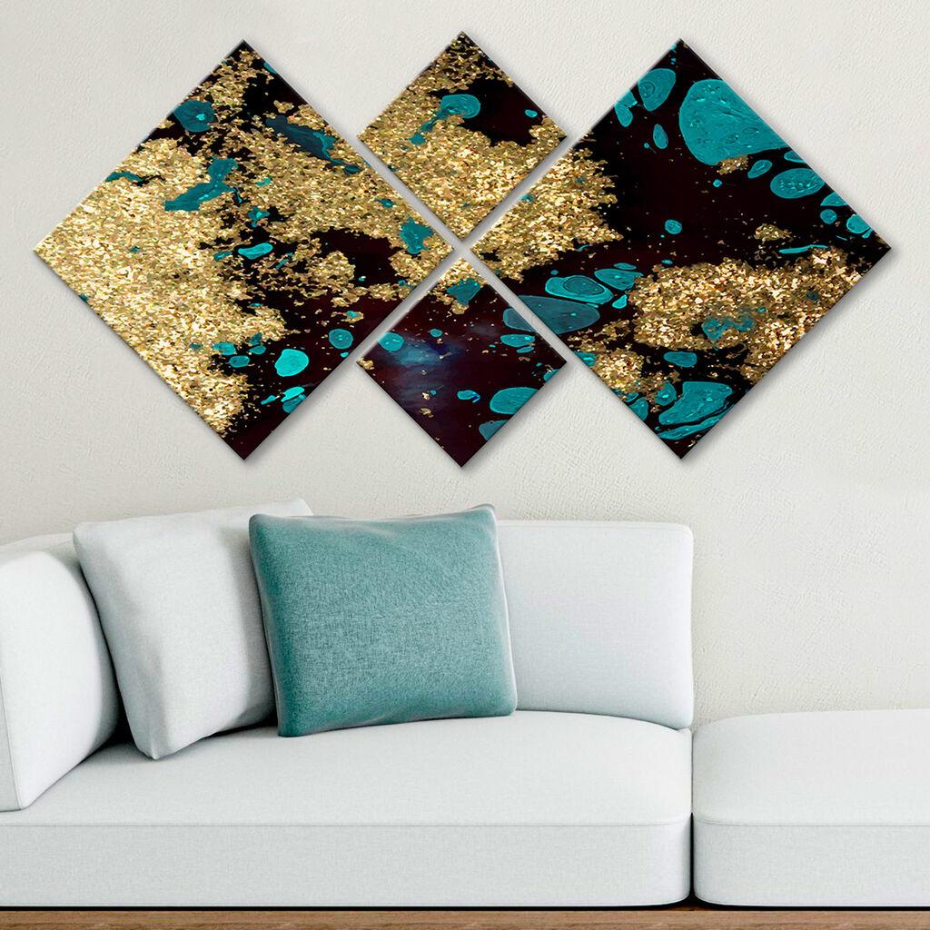 Wallity slika 4MDF297812846, 60x115 cm, 4 dijela