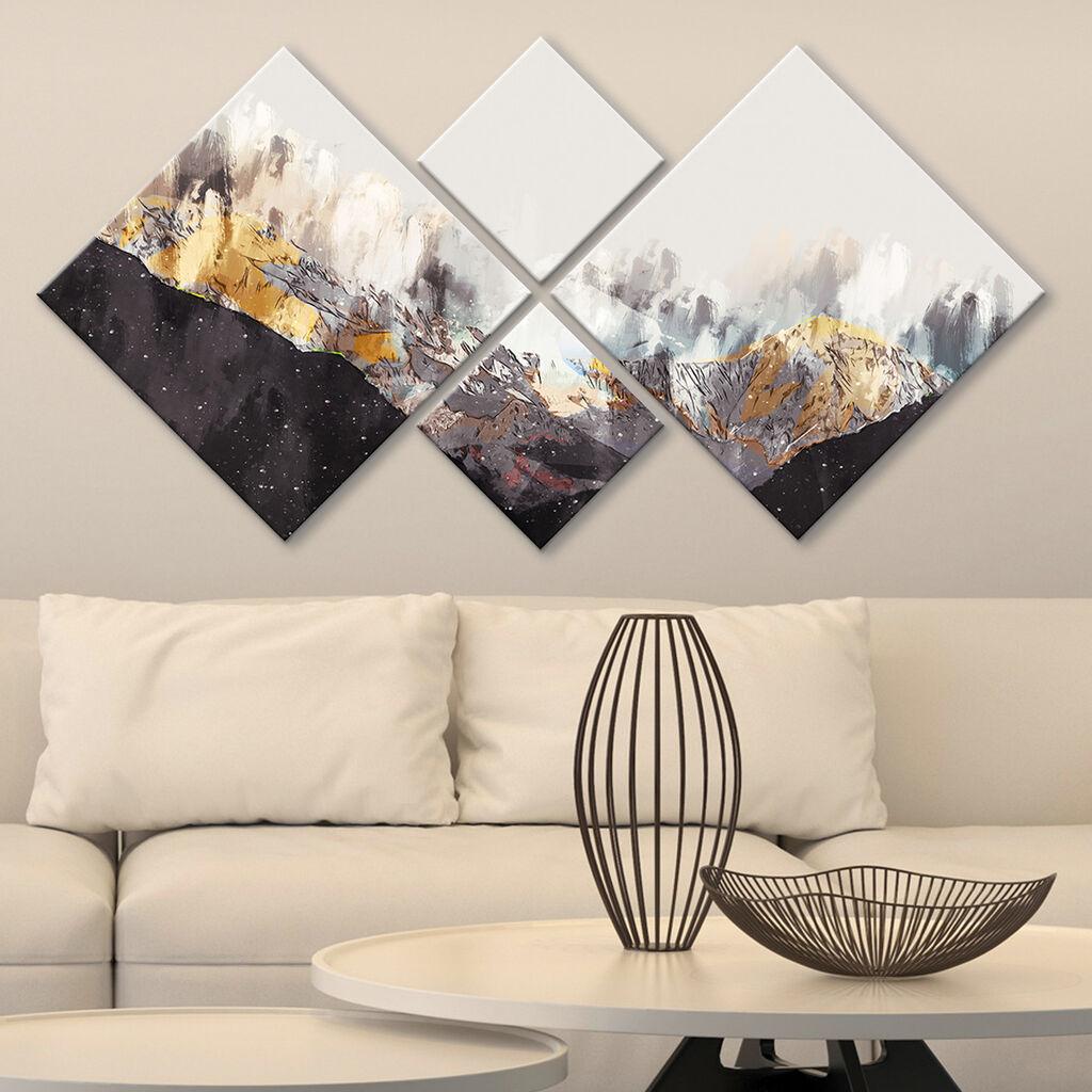 Wallity slika 4MDF1348584512, 60x115 cm, 4 dijela