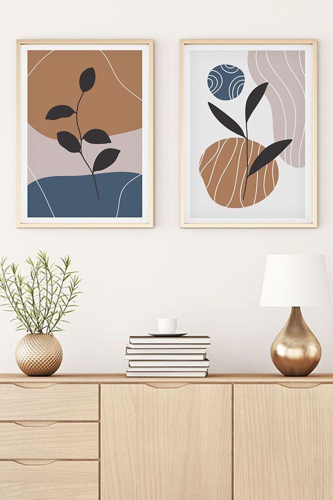 Wallity Uramljena slika Huhu40, 50x70 cm , 2 dijela