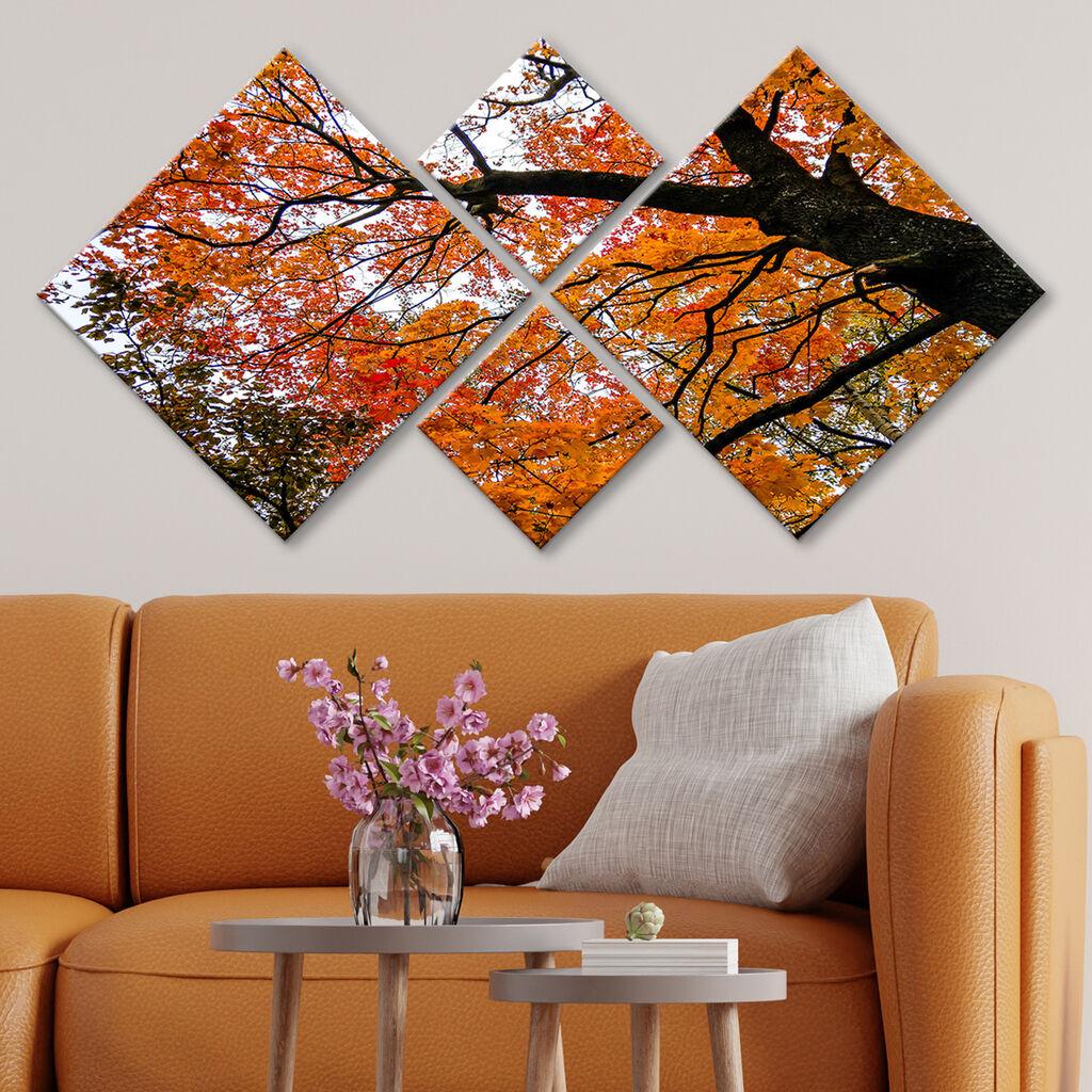 Wallity slika 4MDF1520455250, 60x115 cm, 4 dijela