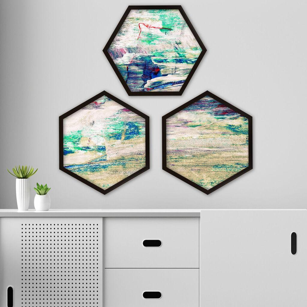 Wallity Uokvirena slika 6GEN45733497, 35x35 cm, 3 dijela