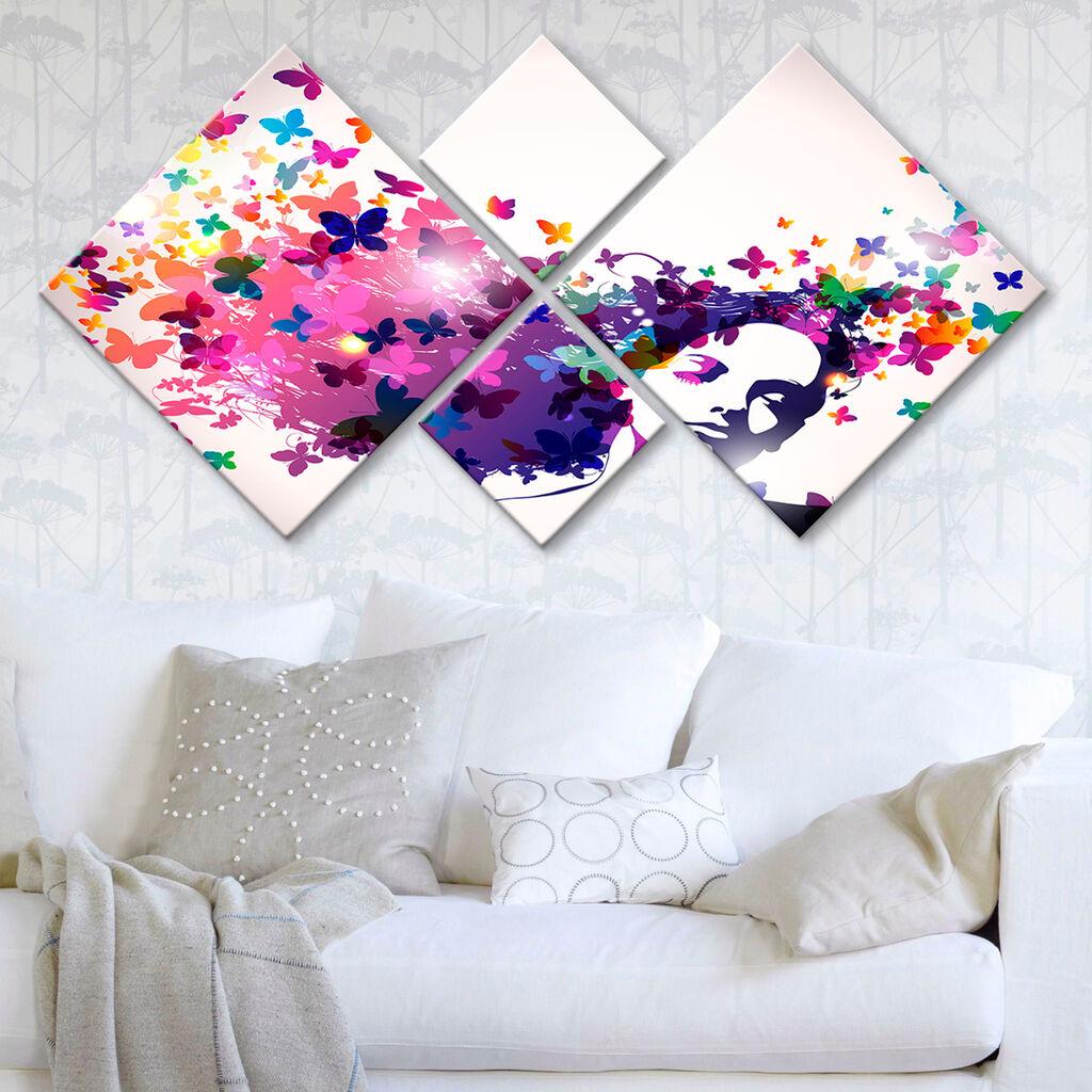 Wallity slika 4MDF9435306, 60x115 cm, 4 dijela