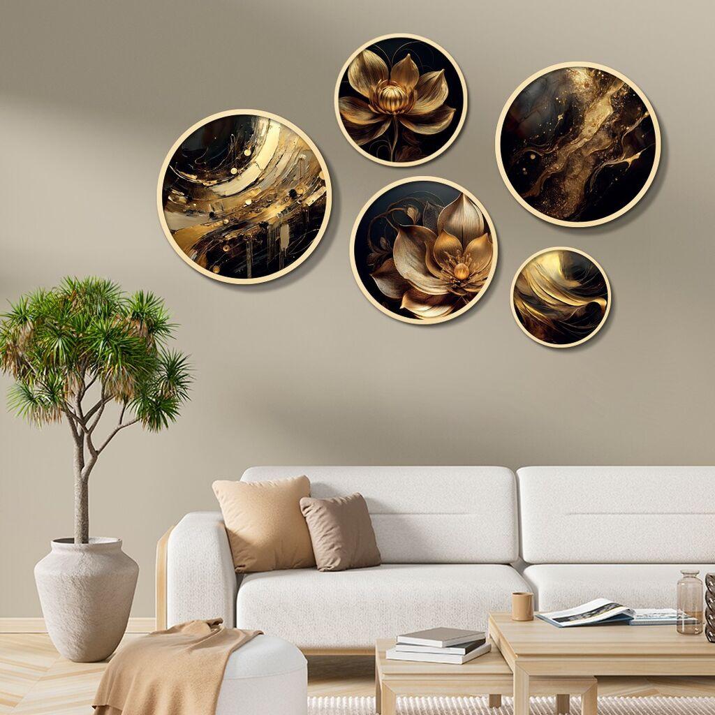 Wallity Uokvirena slika Yats-14, 5 dijelova